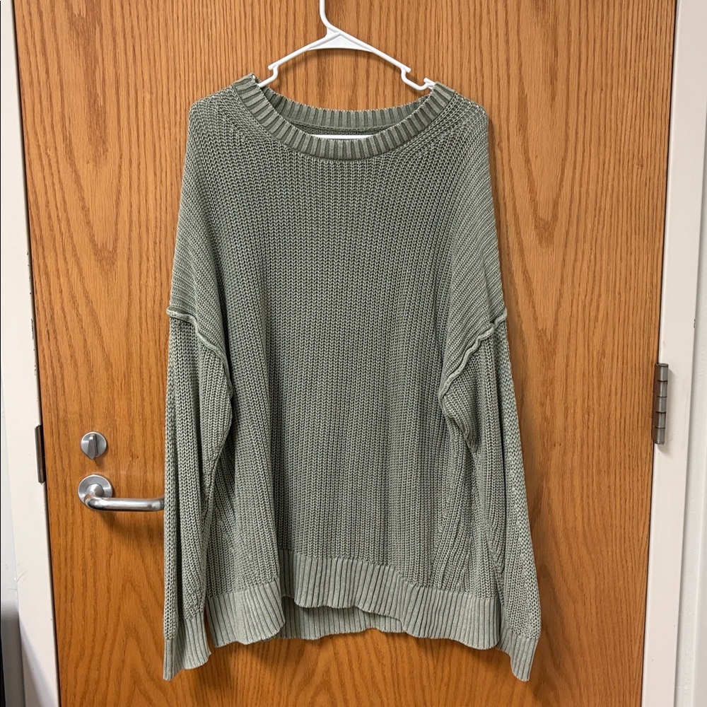 American Eagle Outfitters Green Sweater